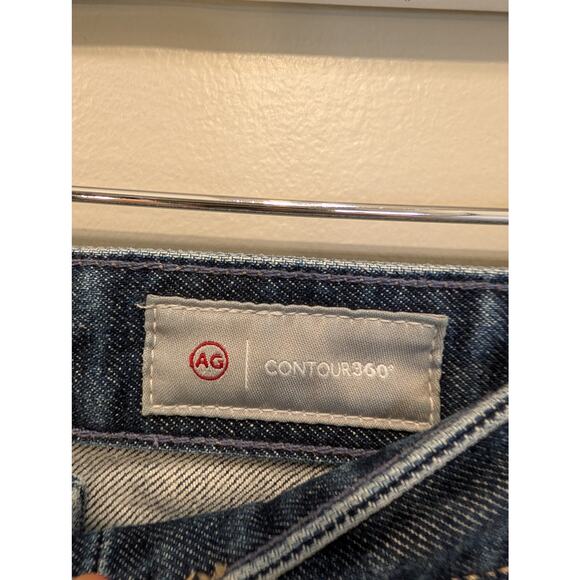 AG Adriano Goldschmied Angeline Mid Rise Flare Jeans Medium Wash - Size 26 - Picture 4 of 10